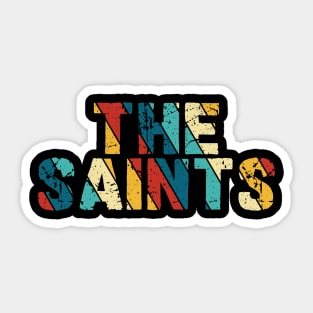 Retro Color - The Saints Sticker